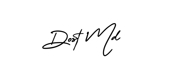 This is the best signature style for the Dost Md name. Also you like these signature font (AmerikaSignatureDemo-Regular). Mix name signature. Dost Md signature style 3 images and pictures png