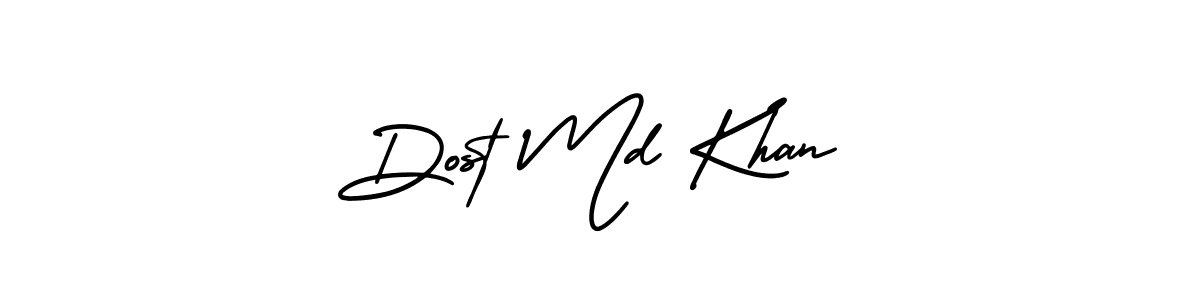 Check out images of Autograph of Dost Md Khan name. Actor Dost Md Khan Signature Style. AmerikaSignatureDemo-Regular is a professional sign style online. Dost Md Khan signature style 3 images and pictures png