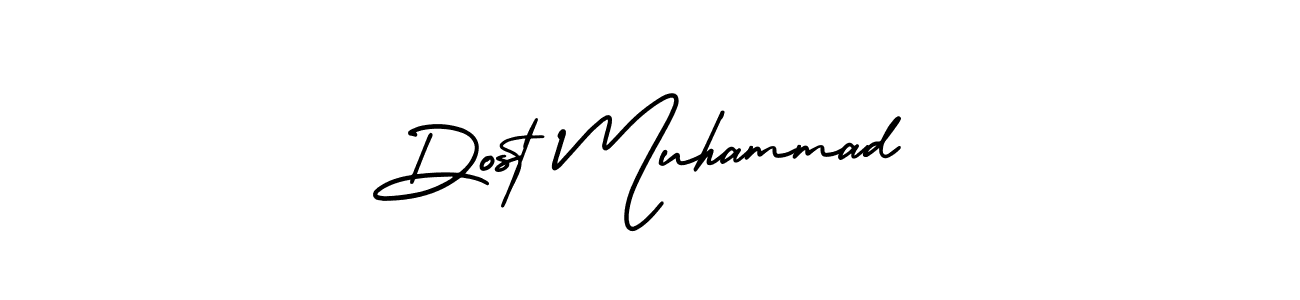 This is the best signature style for the Dost Muhammad name. Also you like these signature font (AmerikaSignatureDemo-Regular). Mix name signature. Dost Muhammad signature style 3 images and pictures png