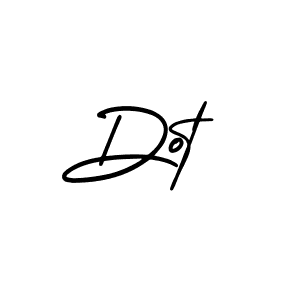 The best way (AmerikaSignatureDemo-Regular) to make a short signature is to pick only two or three words in your name. The name Dot include a total of six letters. For converting this name. Dot signature style 3 images and pictures png