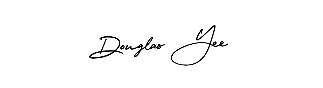 Create a beautiful signature design for name Douglas Yee. With this signature (AmerikaSignatureDemo-Regular) fonts, you can make a handwritten signature for free. Douglas Yee signature style 3 images and pictures png