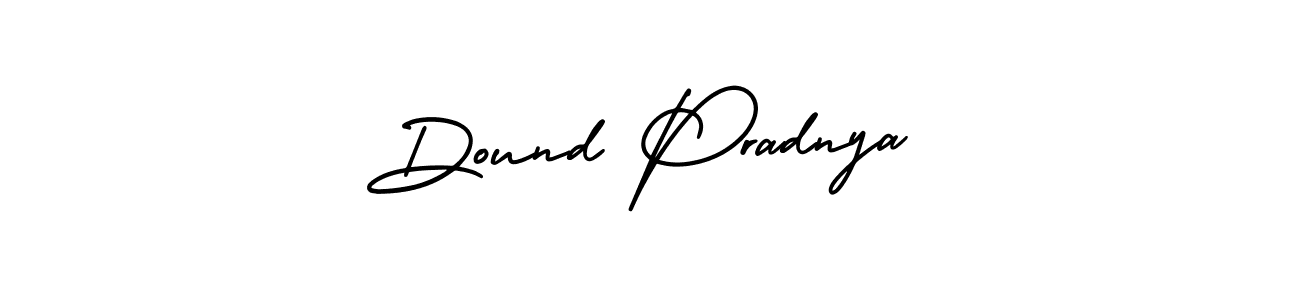 Use a signature maker to create a handwritten signature online. With this signature software, you can design (AmerikaSignatureDemo-Regular) your own signature for name Dound Pradnya. Dound Pradnya signature style 3 images and pictures png