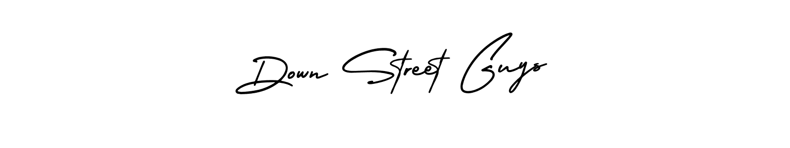 The best way (AmerikaSignatureDemo-Regular) to make a short signature is to pick only two or three words in your name. The name Down Street Guys include a total of six letters. For converting this name. Down Street Guys signature style 3 images and pictures png