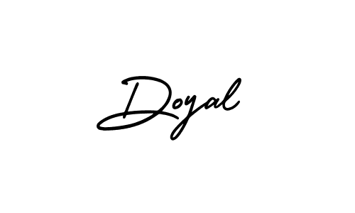 Make a beautiful signature design for name Doyal. With this signature (AmerikaSignatureDemo-Regular) style, you can create a handwritten signature for free. Doyal signature style 3 images and pictures png