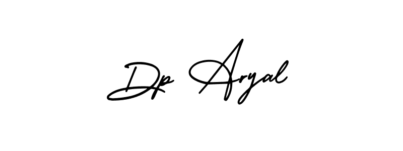 Create a beautiful signature design for name Dp Aryal. With this signature (AmerikaSignatureDemo-Regular) fonts, you can make a handwritten signature for free. Dp Aryal signature style 3 images and pictures png