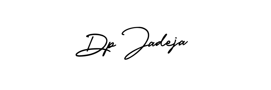 Dp Jadeja stylish signature style. Best Handwritten Sign (AmerikaSignatureDemo-Regular) for my name. Handwritten Signature Collection Ideas for my name Dp Jadeja. Dp Jadeja signature style 3 images and pictures png