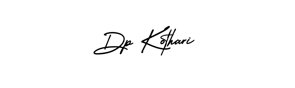 Dp Kothari stylish signature style. Best Handwritten Sign (AmerikaSignatureDemo-Regular) for my name. Handwritten Signature Collection Ideas for my name Dp Kothari. Dp Kothari signature style 3 images and pictures png