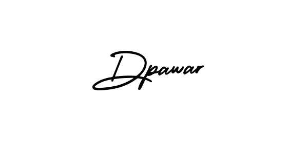 Dpawar stylish signature style. Best Handwritten Sign (AmerikaSignatureDemo-Regular) for my name. Handwritten Signature Collection Ideas for my name Dpawar. Dpawar signature style 3 images and pictures png