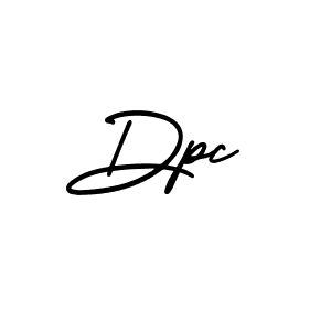 How to make Dpc signature? AmerikaSignatureDemo-Regular is a professional autograph style. Create handwritten signature for Dpc name. Dpc signature style 3 images and pictures png