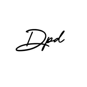 Dpd stylish signature style. Best Handwritten Sign (AmerikaSignatureDemo-Regular) for my name. Handwritten Signature Collection Ideas for my name Dpd. Dpd signature style 3 images and pictures png