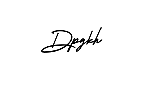 The best way (AmerikaSignatureDemo-Regular) to make a short signature is to pick only two or three words in your name. The name Dpgkh include a total of six letters. For converting this name. Dpgkh signature style 3 images and pictures png