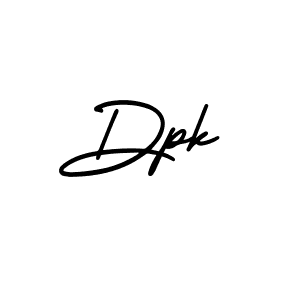 Create a beautiful signature design for name Dpk. With this signature (AmerikaSignatureDemo-Regular) fonts, you can make a handwritten signature for free. Dpk signature style 3 images and pictures png