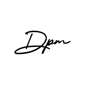 You should practise on your own different ways (AmerikaSignatureDemo-Regular) to write your name (Dpm) in signature. don't let someone else do it for you. Dpm signature style 3 images and pictures png