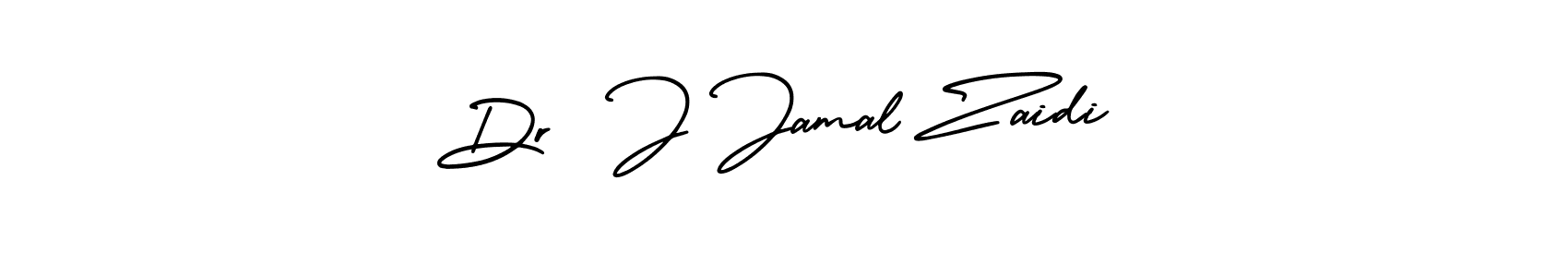 How to make Dr  J Jamal Zaidi signature? AmerikaSignatureDemo-Regular is a professional autograph style. Create handwritten signature for Dr  J Jamal Zaidi name. Dr  J Jamal Zaidi signature style 3 images and pictures png