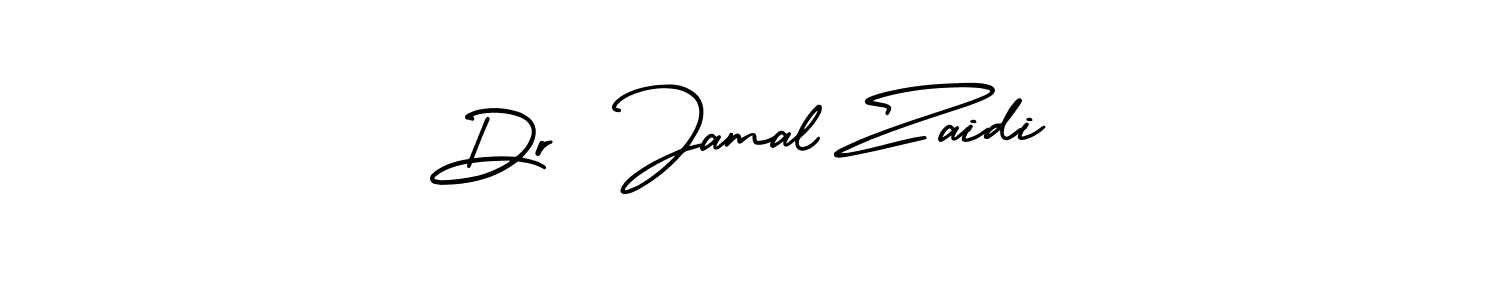 It looks lik you need a new signature style for name Dr  Jamal Zaidi. Design unique handwritten (AmerikaSignatureDemo-Regular) signature with our free signature maker in just a few clicks. Dr  Jamal Zaidi signature style 3 images and pictures png