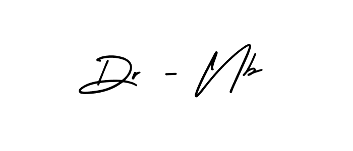 The best way (AmerikaSignatureDemo-Regular) to make a short signature is to pick only two or three words in your name. The name Dr - Nb include a total of six letters. For converting this name. Dr - Nb signature style 3 images and pictures png