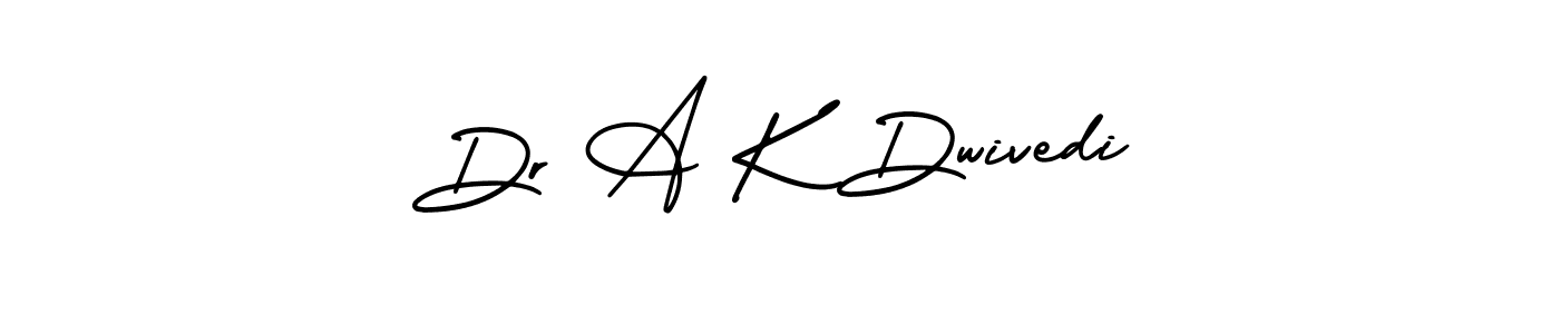 This is the best signature style for the Dr A K Dwivedi name. Also you like these signature font (AmerikaSignatureDemo-Regular). Mix name signature. Dr A K Dwivedi signature style 3 images and pictures png
