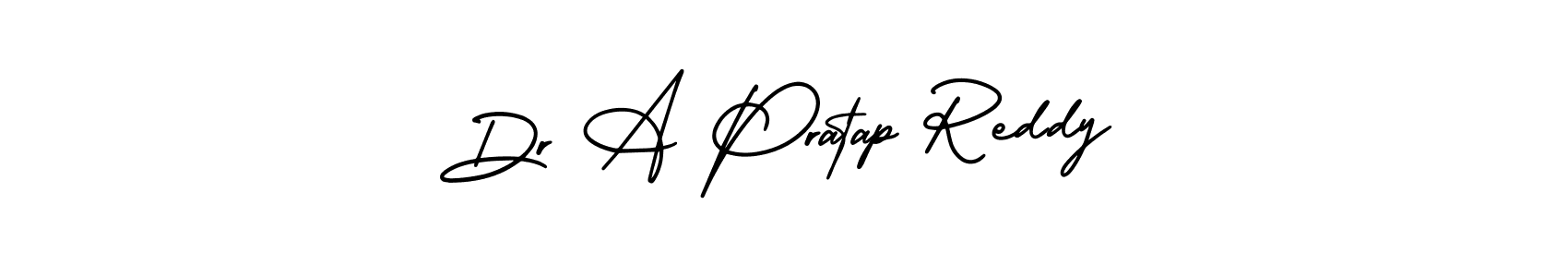 Make a short Dr A Pratap Reddy signature style. Manage your documents anywhere anytime using AmerikaSignatureDemo-Regular. Create and add eSignatures, submit forms, share and send files easily. Dr A Pratap Reddy signature style 3 images and pictures png