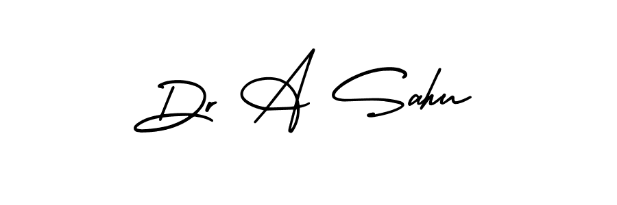 Design your own signature with our free online signature maker. With this signature software, you can create a handwritten (AmerikaSignatureDemo-Regular) signature for name Dr A Sahu. Dr A Sahu signature style 3 images and pictures png