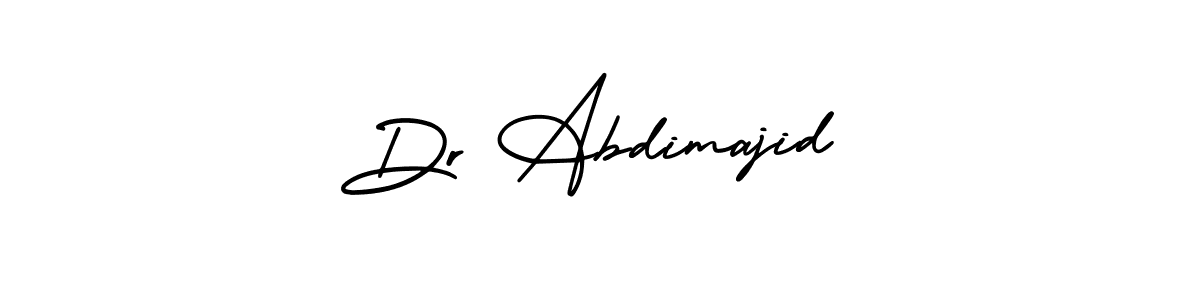 It looks lik you need a new signature style for name Dr Abdimajid. Design unique handwritten (AmerikaSignatureDemo-Regular) signature with our free signature maker in just a few clicks. Dr Abdimajid signature style 3 images and pictures png