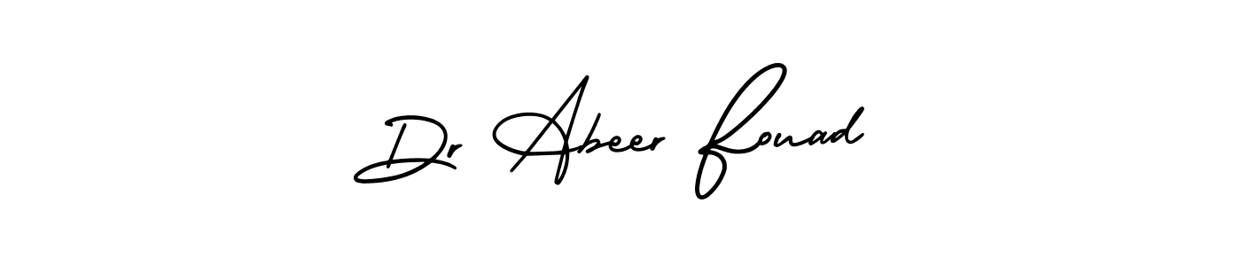 Best and Professional Signature Style for Dr Abeer Fouad. AmerikaSignatureDemo-Regular Best Signature Style Collection. Dr Abeer Fouad signature style 3 images and pictures png