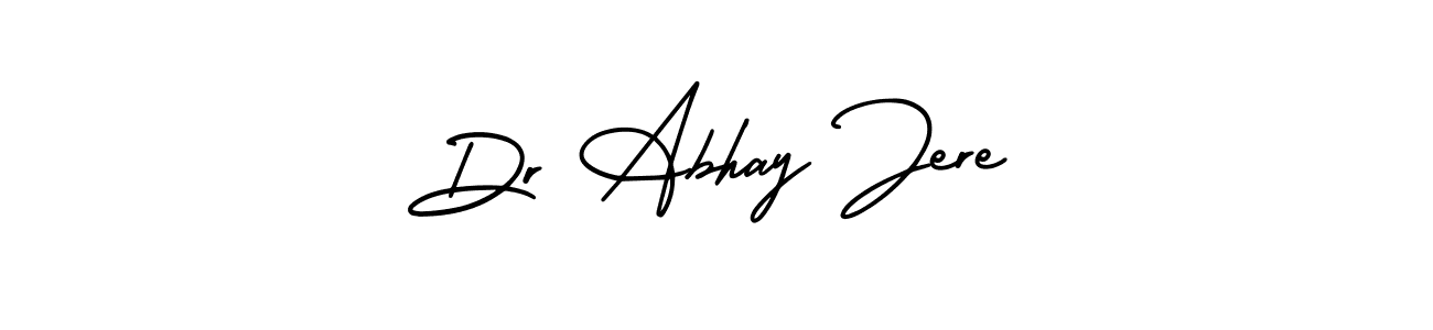 Make a short Dr Abhay Jere signature style. Manage your documents anywhere anytime using AmerikaSignatureDemo-Regular. Create and add eSignatures, submit forms, share and send files easily. Dr Abhay Jere signature style 3 images and pictures png