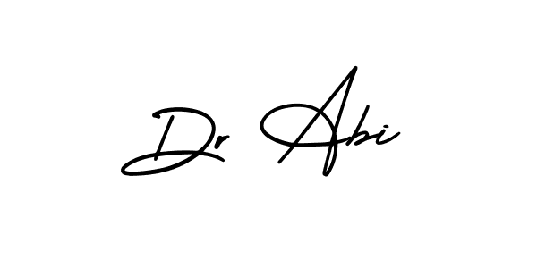 This is the best signature style for the Dr Abi name. Also you like these signature font (AmerikaSignatureDemo-Regular). Mix name signature. Dr Abi signature style 3 images and pictures png