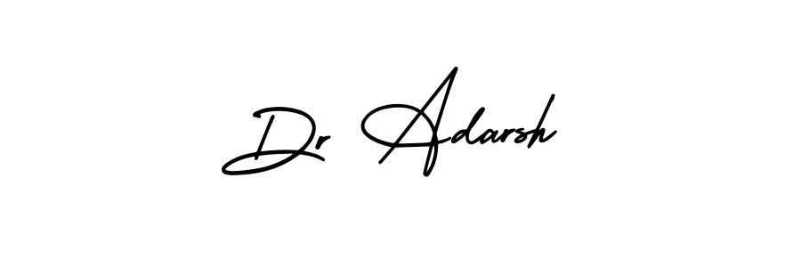 How to Draw Dr Adarsh signature style? AmerikaSignatureDemo-Regular is a latest design signature styles for name Dr Adarsh. Dr Adarsh signature style 3 images and pictures png