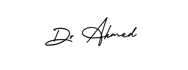 Similarly AmerikaSignatureDemo-Regular is the best handwritten signature design. Signature creator online .You can use it as an online autograph creator for name Dr Ahmed. Dr Ahmed signature style 3 images and pictures png