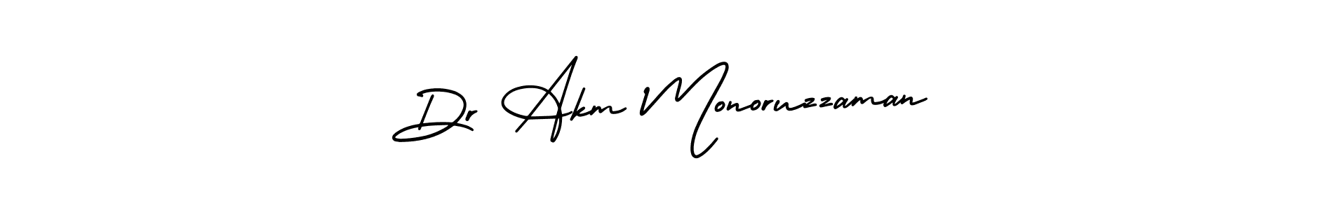 Best and Professional Signature Style for Dr Akm Monoruzzaman. AmerikaSignatureDemo-Regular Best Signature Style Collection. Dr Akm Monoruzzaman signature style 3 images and pictures png