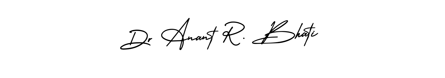 Make a short Dr Anant R. Bhati signature style. Manage your documents anywhere anytime using AmerikaSignatureDemo-Regular. Create and add eSignatures, submit forms, share and send files easily. Dr Anant R. Bhati signature style 3 images and pictures png