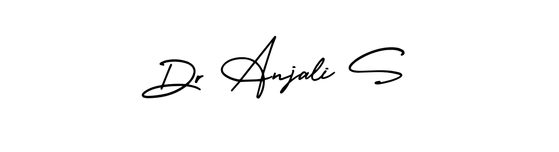 if you are searching for the best signature style for your name Dr Anjali S. so please give up your signature search. here we have designed multiple signature styles  using AmerikaSignatureDemo-Regular. Dr Anjali S signature style 3 images and pictures png