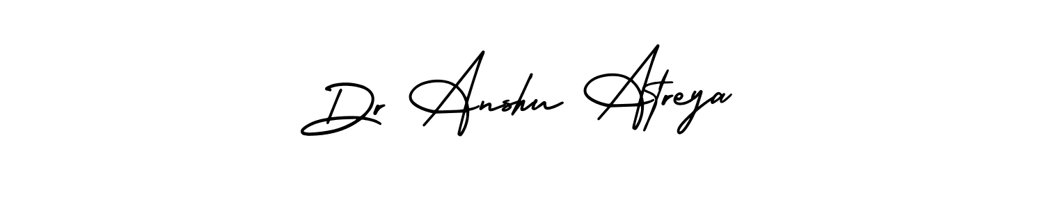 if you are searching for the best signature style for your name Dr Anshu Atreya. so please give up your signature search. here we have designed multiple signature styles  using AmerikaSignatureDemo-Regular. Dr Anshu Atreya signature style 3 images and pictures png