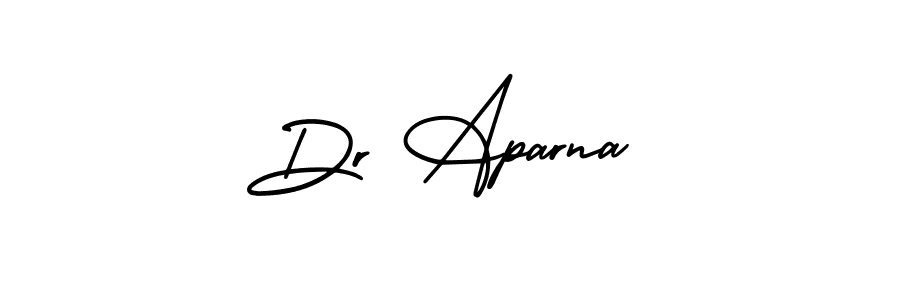 Best and Professional Signature Style for Dr Aparna. AmerikaSignatureDemo-Regular Best Signature Style Collection. Dr Aparna signature style 3 images and pictures png