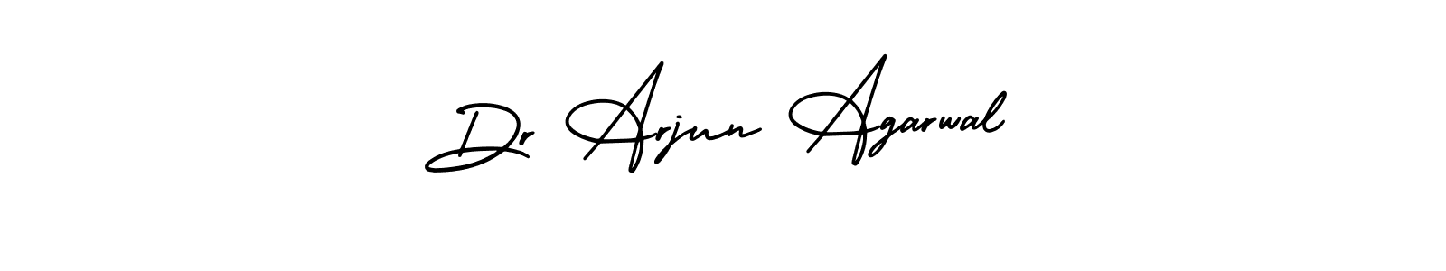 The best way (AmerikaSignatureDemo-Regular) to make a short signature is to pick only two or three words in your name. The name Dr Arjun Agarwal include a total of six letters. For converting this name. Dr Arjun Agarwal signature style 3 images and pictures png