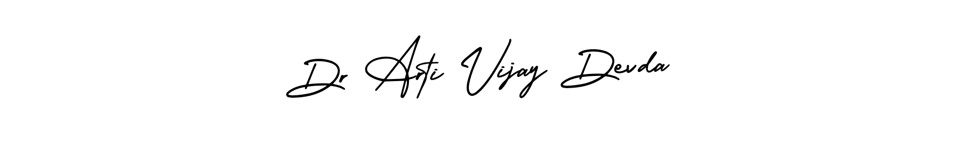 AmerikaSignatureDemo-Regular is a professional signature style that is perfect for those who want to add a touch of class to their signature. It is also a great choice for those who want to make their signature more unique. Get Dr Arti Vijay Devda name to fancy signature for free. Dr Arti Vijay Devda signature style 3 images and pictures png