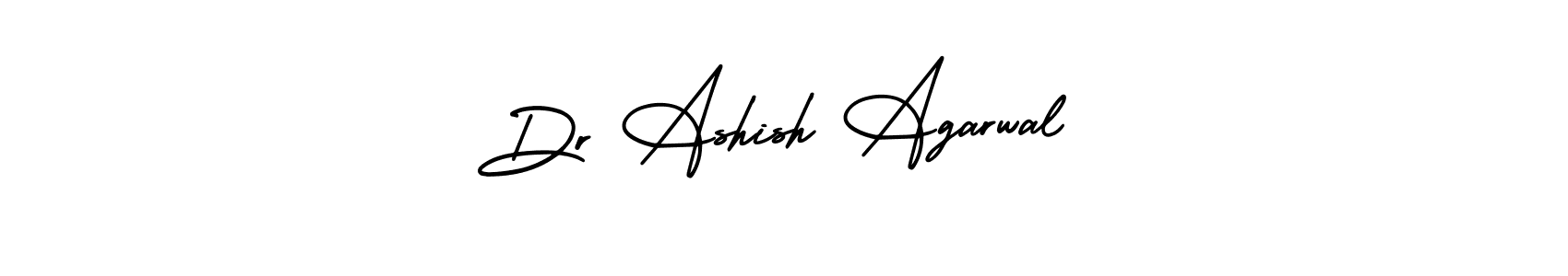 Make a beautiful signature design for name Dr Ashish Agarwal. With this signature (AmerikaSignatureDemo-Regular) style, you can create a handwritten signature for free. Dr Ashish Agarwal signature style 3 images and pictures png