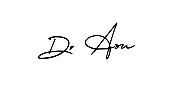 Create a beautiful signature design for name Dr Asu. With this signature (AmerikaSignatureDemo-Regular) fonts, you can make a handwritten signature for free. Dr Asu signature style 3 images and pictures png