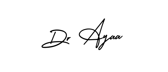 Make a short Dr Ayaa signature style. Manage your documents anywhere anytime using AmerikaSignatureDemo-Regular. Create and add eSignatures, submit forms, share and send files easily. Dr Ayaa signature style 3 images and pictures png