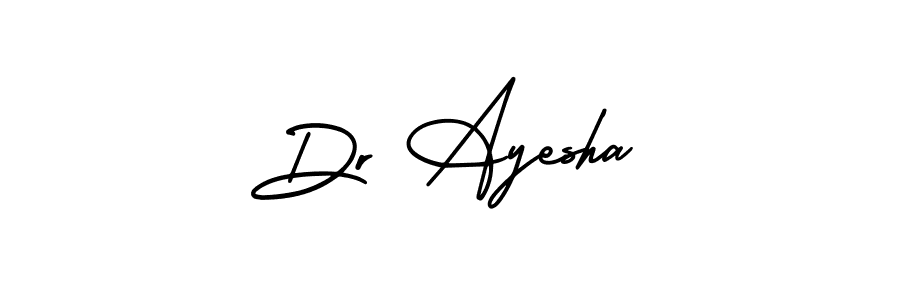 Here are the top 10 professional signature styles for the name Dr Ayesha. These are the best autograph styles you can use for your name. Dr Ayesha signature style 3 images and pictures png