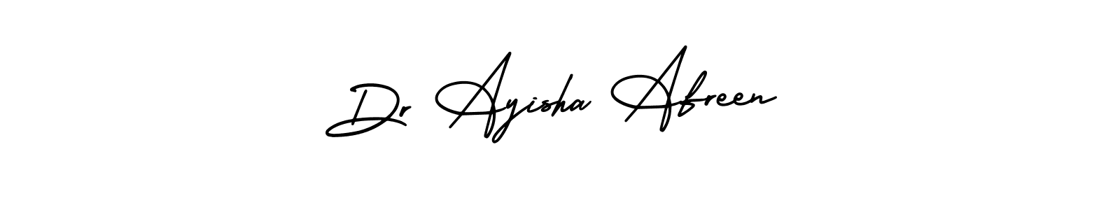 Here are the top 10 professional signature styles for the name Dr Ayisha Afreen. These are the best autograph styles you can use for your name. Dr Ayisha Afreen signature style 3 images and pictures png