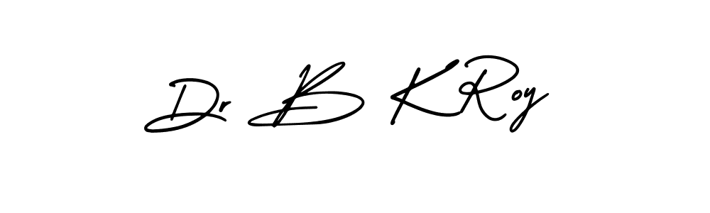 How to make Dr B K Roy name signature. Use AmerikaSignatureDemo-Regular style for creating short signs online. This is the latest handwritten sign. Dr B K Roy signature style 3 images and pictures png