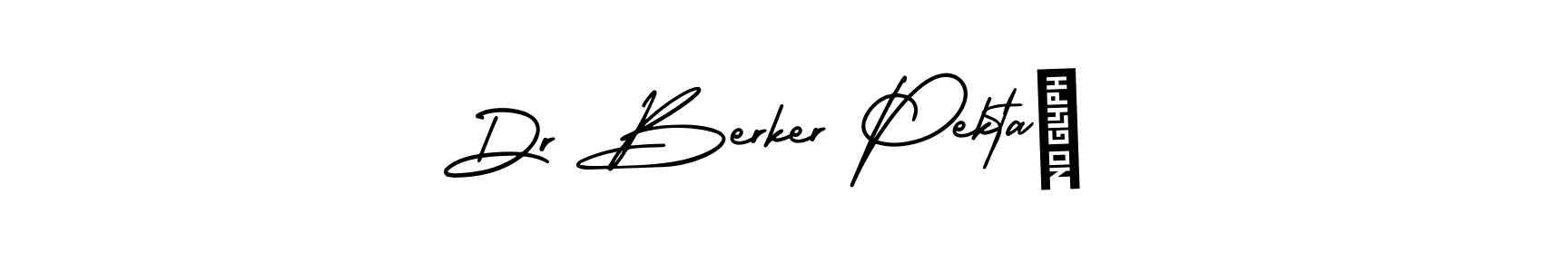 Make a short Dr Berker Pektaş signature style. Manage your documents anywhere anytime using AmerikaSignatureDemo-Regular. Create and add eSignatures, submit forms, share and send files easily. Dr Berker Pektaş signature style 3 images and pictures png