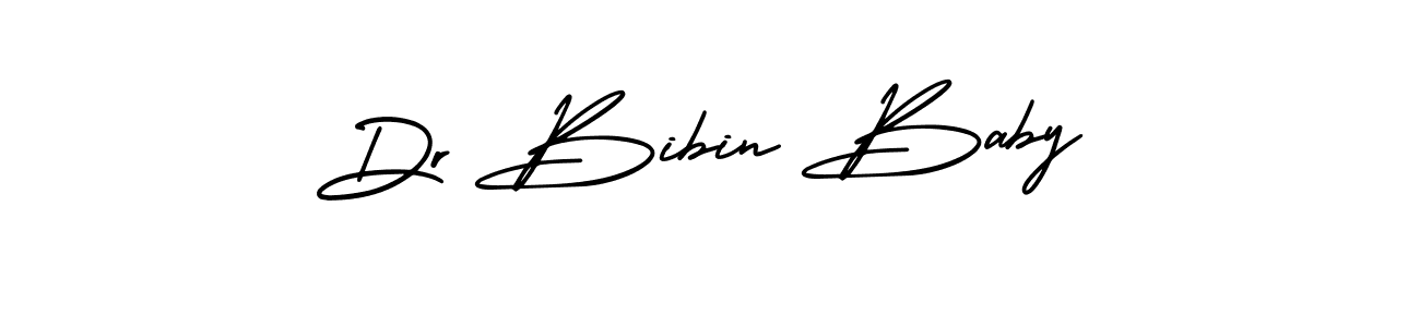 Make a beautiful signature design for name Dr Bibin Baby. With this signature (AmerikaSignatureDemo-Regular) style, you can create a handwritten signature for free. Dr Bibin Baby signature style 3 images and pictures png