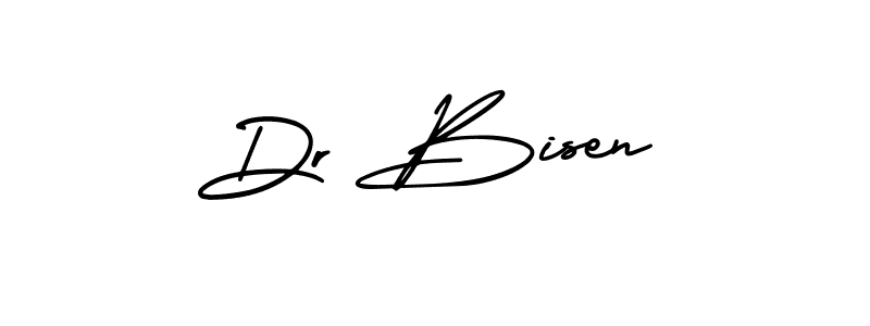 Make a beautiful signature design for name Dr Bisen. With this signature (AmerikaSignatureDemo-Regular) style, you can create a handwritten signature for free. Dr Bisen signature style 3 images and pictures png