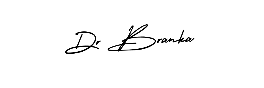 How to make Dr Branka signature? AmerikaSignatureDemo-Regular is a professional autograph style. Create handwritten signature for Dr Branka name. Dr Branka signature style 3 images and pictures png