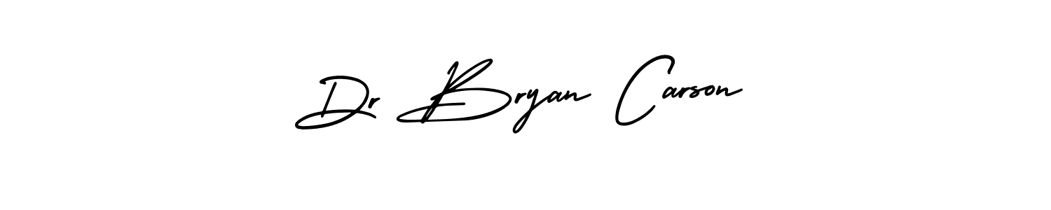 Use a signature maker to create a handwritten signature online. With this signature software, you can design (AmerikaSignatureDemo-Regular) your own signature for name Dr Bryan Carson. Dr Bryan Carson signature style 3 images and pictures png