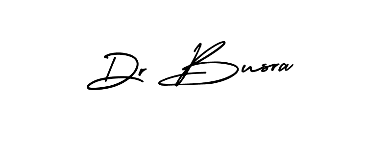 How to make Dr Busra name signature. Use AmerikaSignatureDemo-Regular style for creating short signs online. This is the latest handwritten sign. Dr Busra signature style 3 images and pictures png