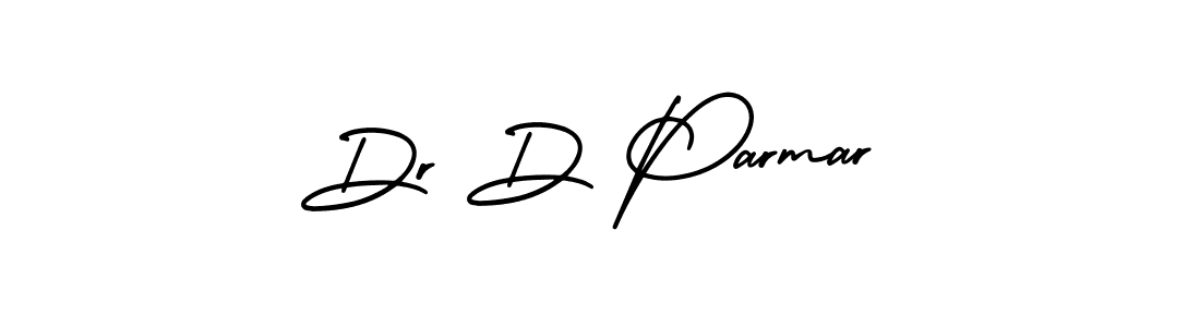 Use a signature maker to create a handwritten signature online. With this signature software, you can design (AmerikaSignatureDemo-Regular) your own signature for name Dr D Parmar. Dr D Parmar signature style 3 images and pictures png