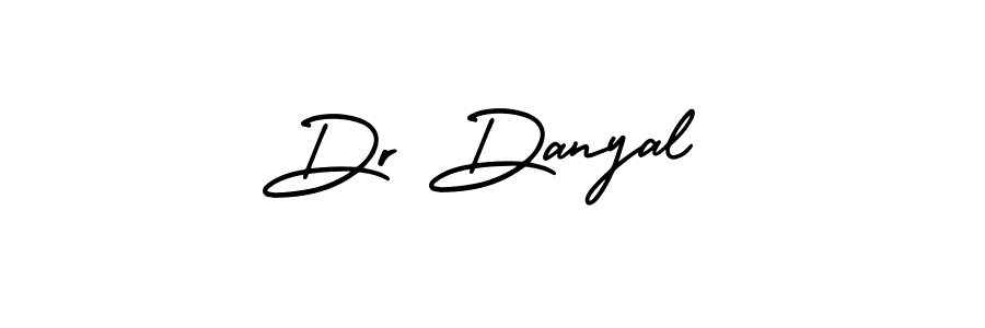 Also You can easily find your signature by using the search form. We will create Dr Danyal name handwritten signature images for you free of cost using AmerikaSignatureDemo-Regular sign style. Dr Danyal signature style 3 images and pictures png